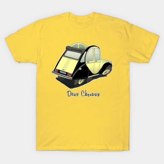 Deux Chevaux Sepia T-Shirt by Andres7B9